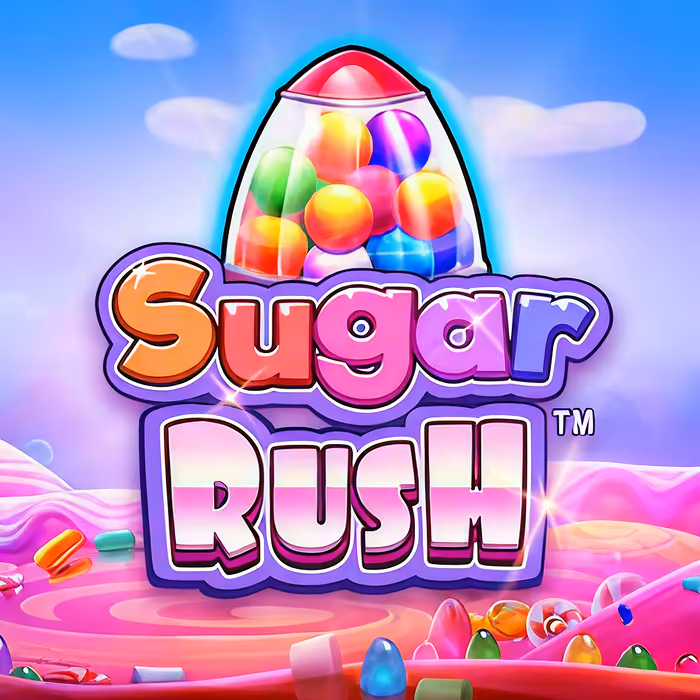 Sugar Rush slot featuring sweet treats and cluster pays