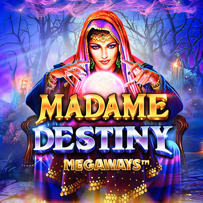 Madame Destiny fortune teller themed slot with mystical features
